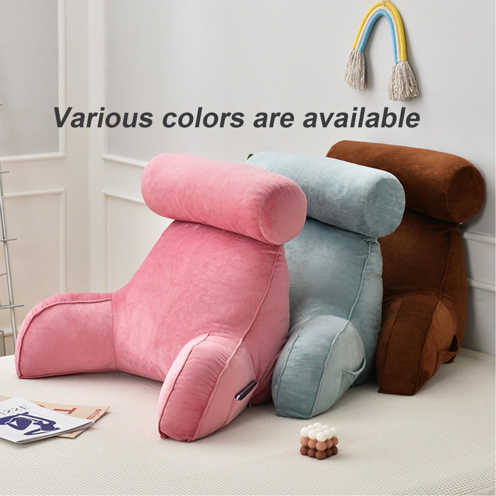 Cal Dos Coussin De Lecture Avec Coussin D'assise – Coussin De Dossier Confortable Réglable En Hauteur Coussin De Confort Tete De Lit