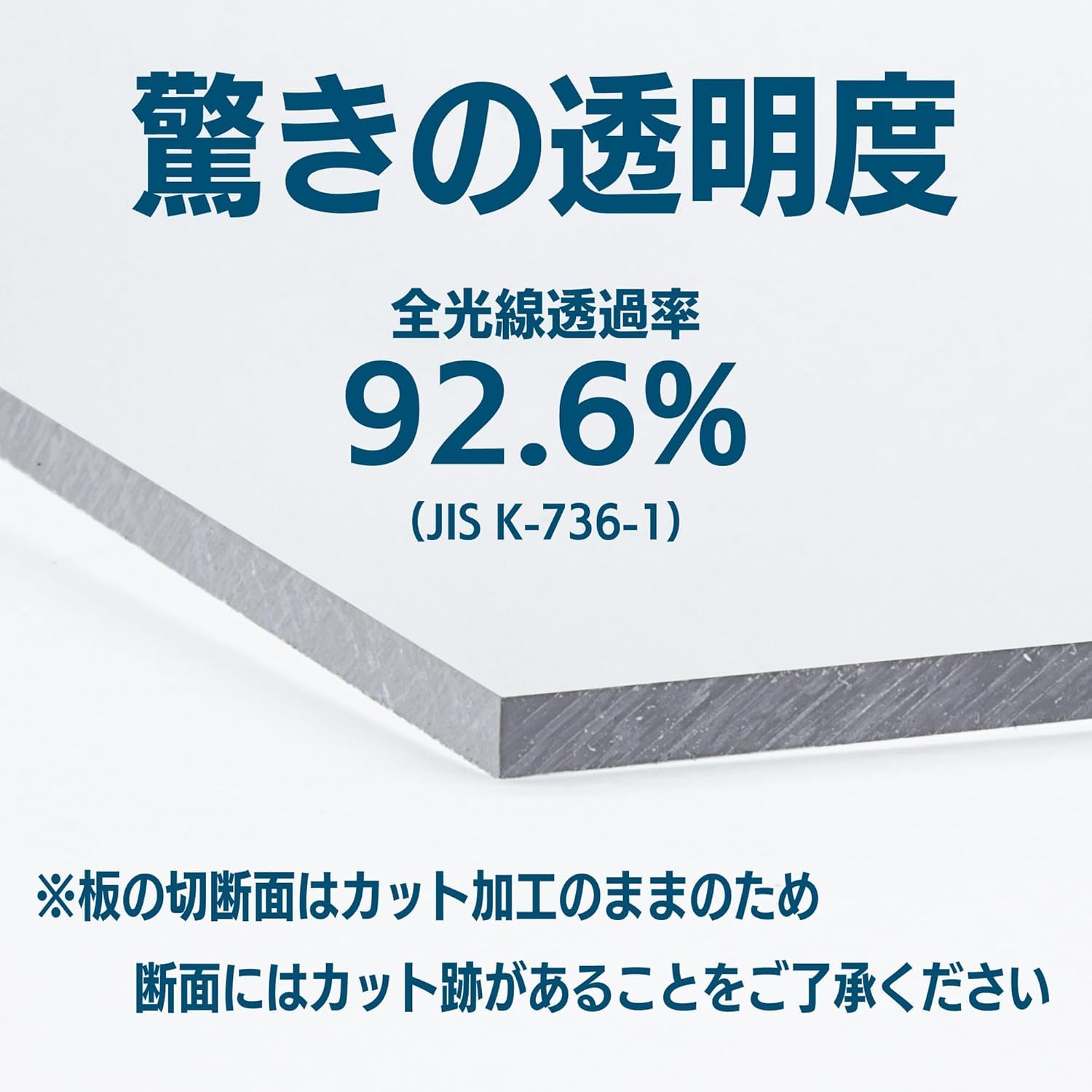アクリル板2枚 板材】透明アクリル板 2mm厚 1800×450mm | 看板の激安通販サイン