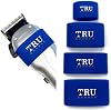 TRU BARBER Clipper Bands 4 PCS Sleeve for Barbers, Non-Slip, Heat Resistant Barber Tools Blue