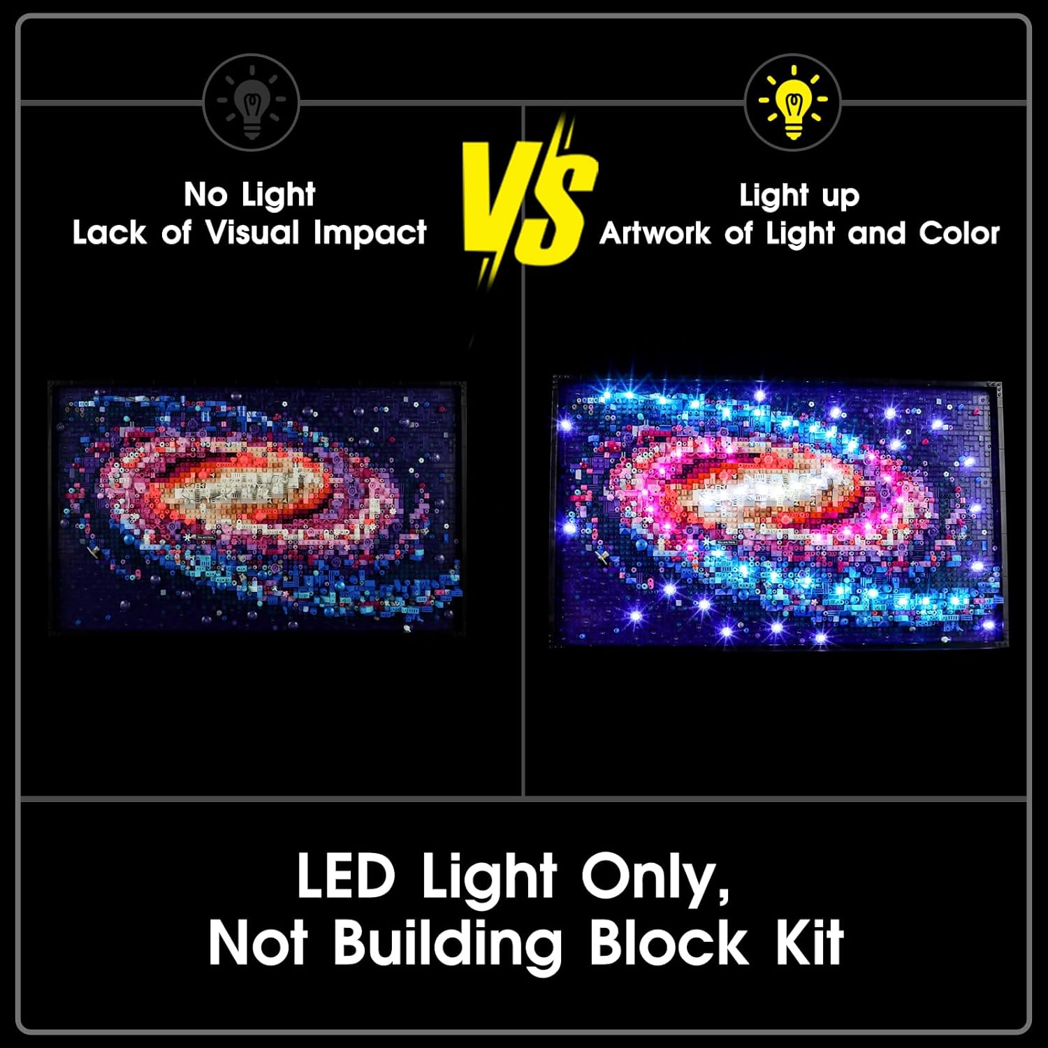 LED Light for Lego 31212 The Milky Way Galaxy Set, Light Kit Compatible with Lego 31212 Building Blocks Model, Not Included The Model Set