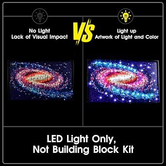 LED Light for Lego 31212 Milky Way Galaxy Set, Light Kit Compatible with Lego 31212 Building Blocks Model, Model Set Not Included