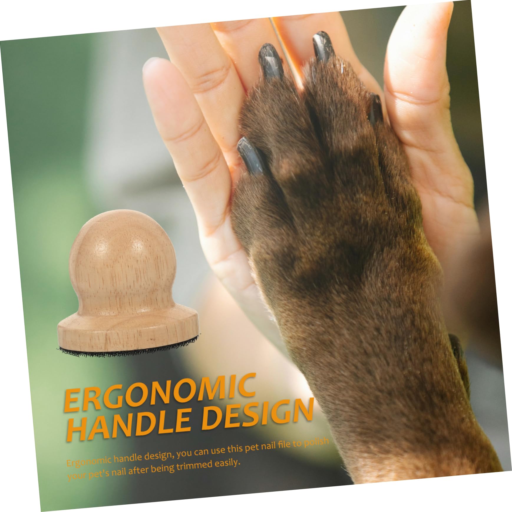 BESPORTBLE 5sätze Holz-nagelfeile Für Hunde Tragbare Krallenpflege Für Kleine Haustiere Inklusive Abnehmbarer Feile Für Einfache Handhabung Und Pflege Langlebig Und Praktisch Für