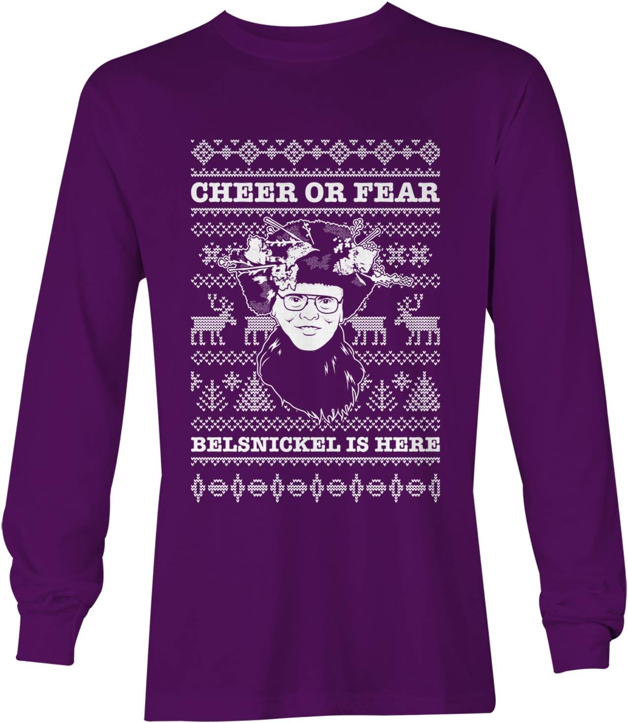 Cheer Or Fear Belsnickel is Here - Dwight Unisex Long Sleeve Shirt