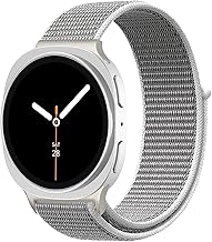 Nylon Armbands für Samsung Galaxy Watch 8 Armband 40mm 44mm/8 Classic 46 mm Damen/Herren, Soft Stoff Sport Loop Keine Lücke Armbänder für Samsung Galaxy Watch 8 Classic Armband 46mm/8 44 mm 40 mm