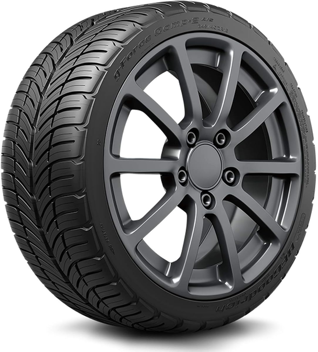 BFGoodrich G-Force Comp-2 A/S Plus All-Season Radial Car Tire for Ultra-High Performance, 245/50ZR16 97W | Passenger High Performance All Season Traction 97W Rated Standard Load Radial Construction Black Sidewall Tire