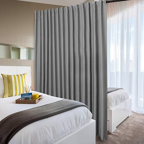 Miniatura 49 de DWCN Cortinas para puerta corrediza de patio - Cortinas extra anchas para puerta de vidrio, panel de cortina divisora de habitación con privacidad