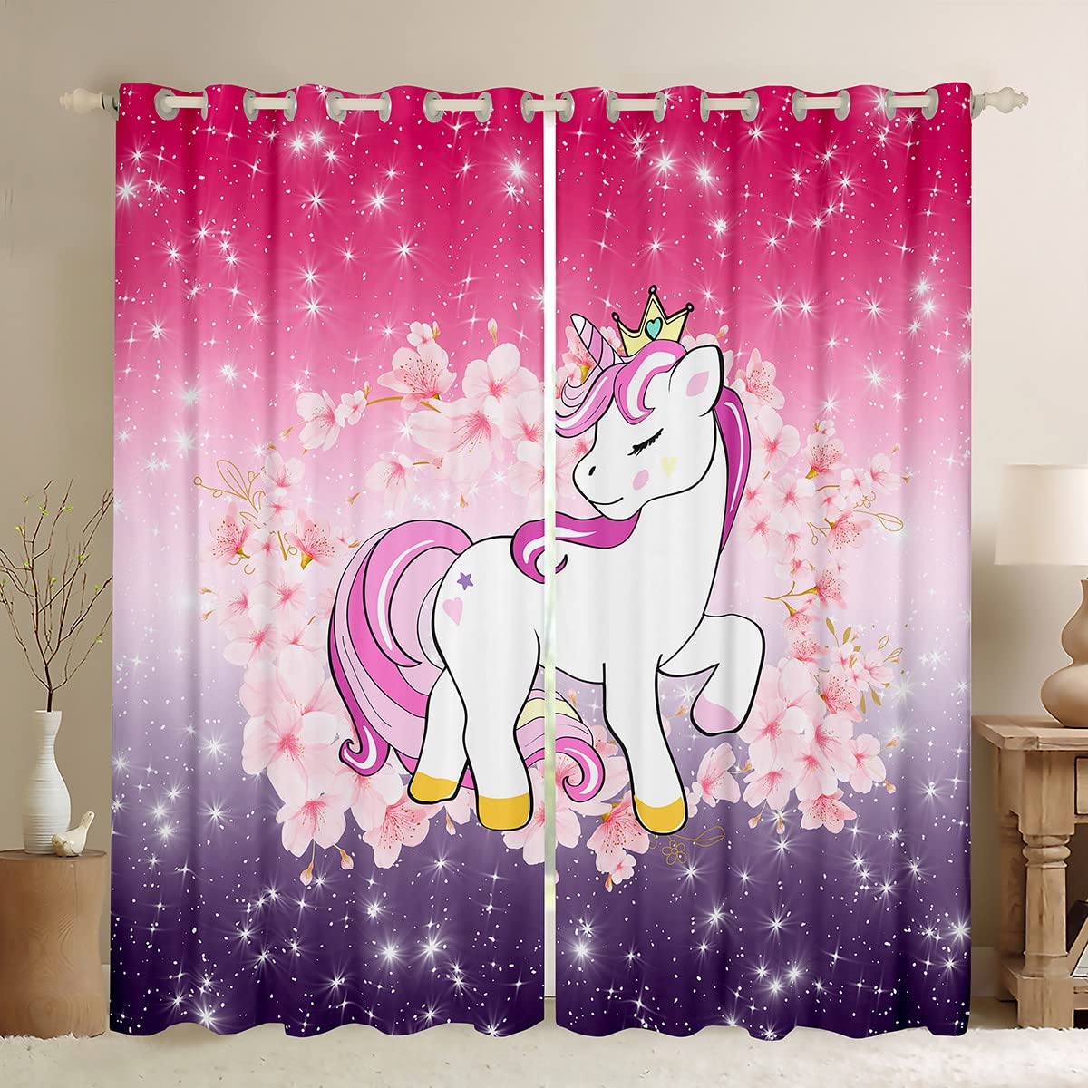 Rideaux enfants caricature animal pour illuminer leur regard