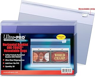 Ultra Pro One-Touch Horizontal Booklet Resealable Bag