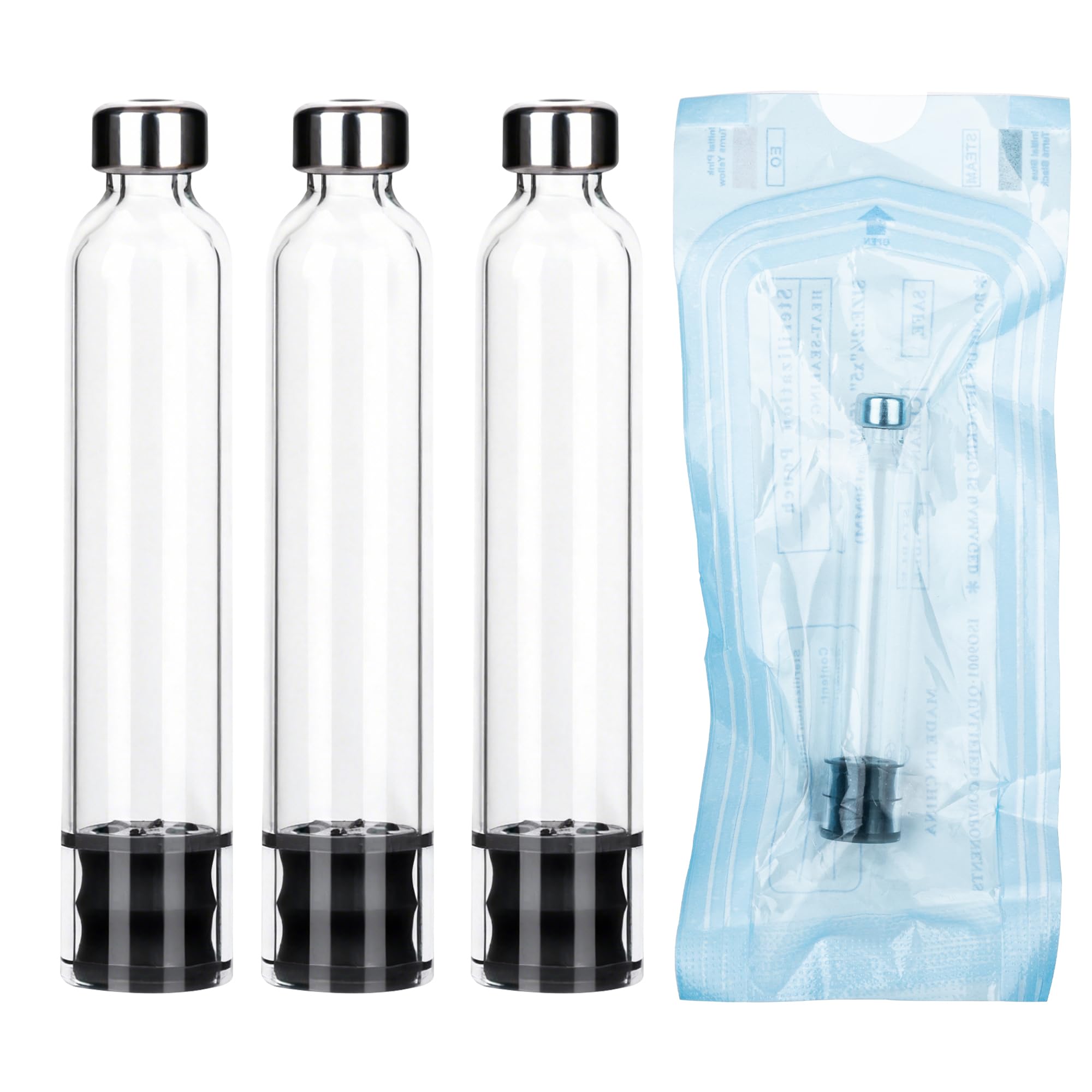 Photo 1 of 3ml Pen Cartridge Individually Packaged - 3 ml Glass Peptide Pen Cartridges for V1 & V2 Pens, Pack of 10