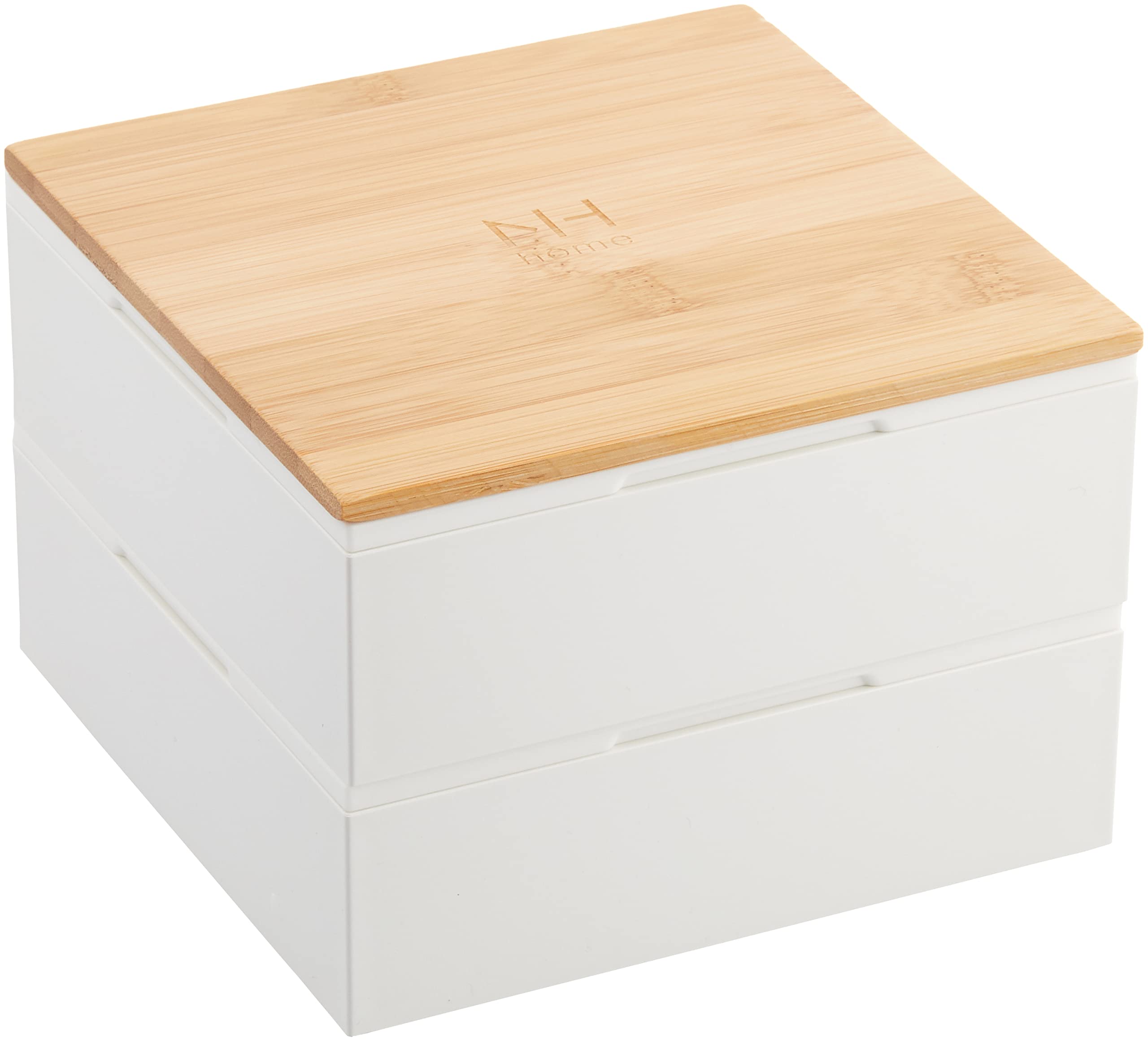 Two-Tier Bento Box with Middle Divider, 850ml