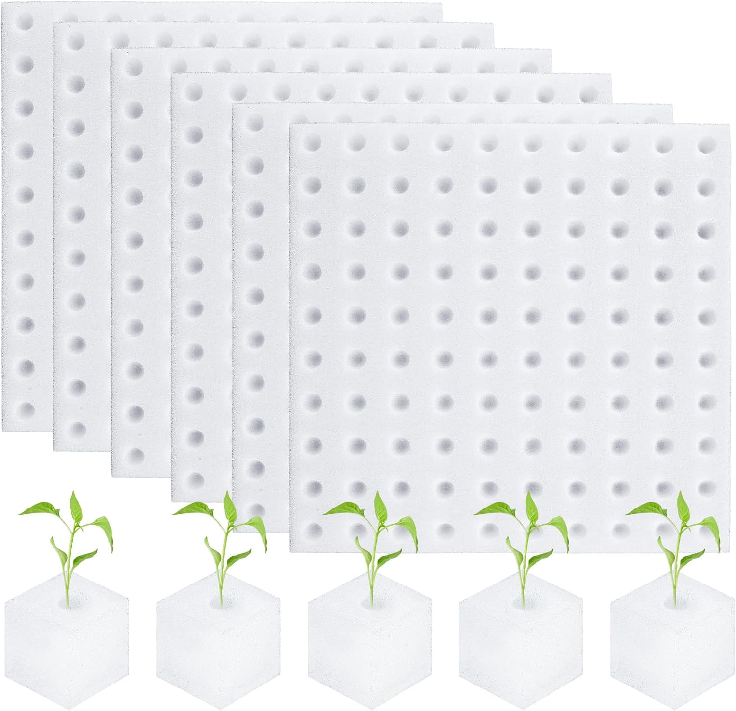 600 PCS Hydroponic Sponges Hydroponic Vegetable Planting