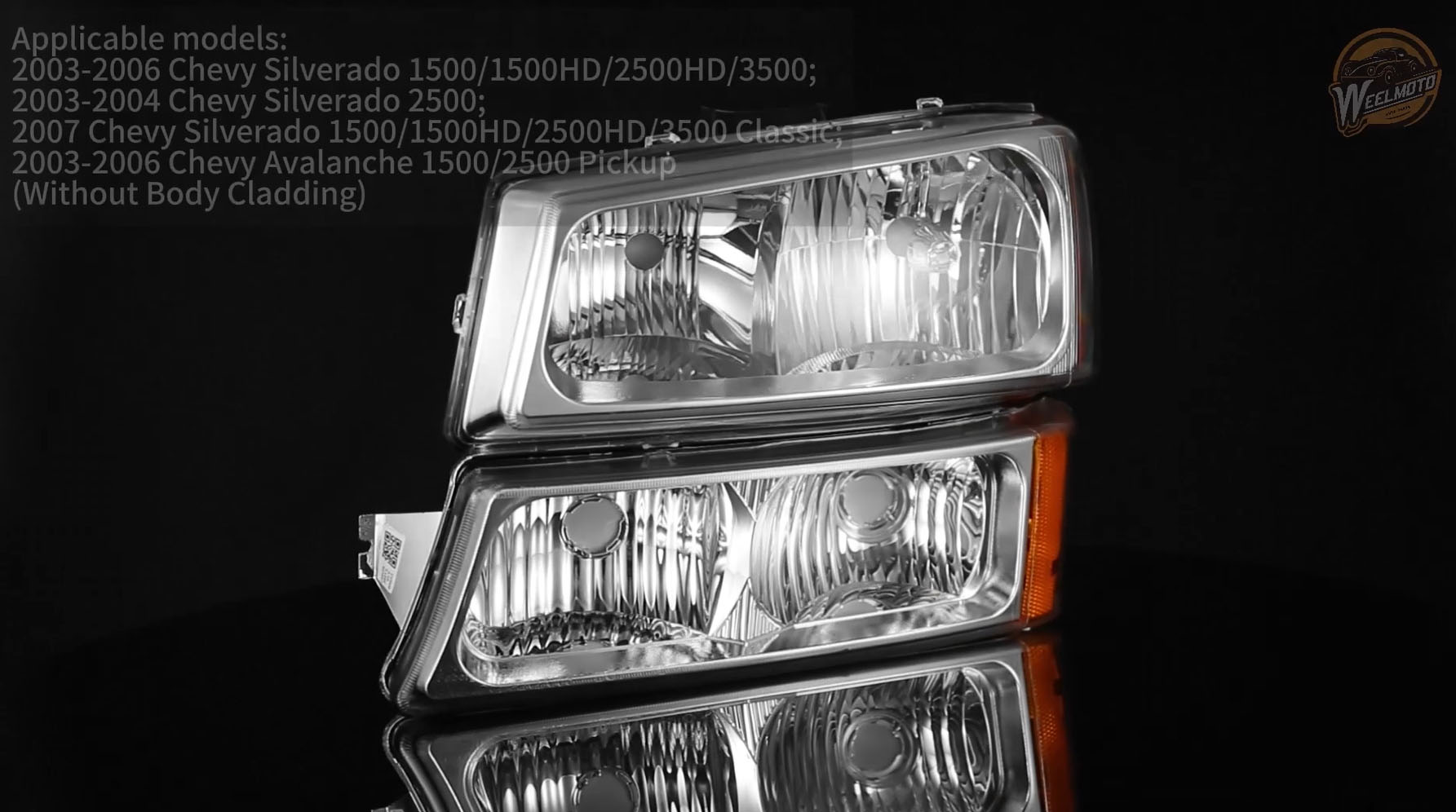 Smoke/Amber Bumper Signal Parking Lights For 03-06 Chevy Silverado & 05 Avalanche – Pair Left/Right