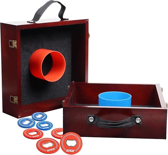 GSE Games & Sports Expert Premium Wood Washer Toss Game Set GSE Games & Sports Expert Premium Wood Washer Toss Game Set