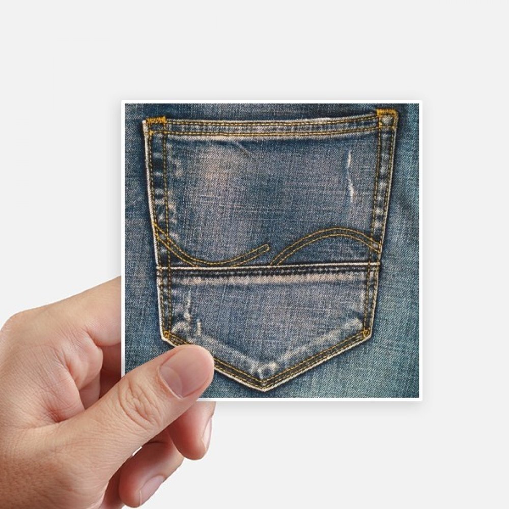 Sticker jean denim pour valise et ordinateur portable 8Pcs