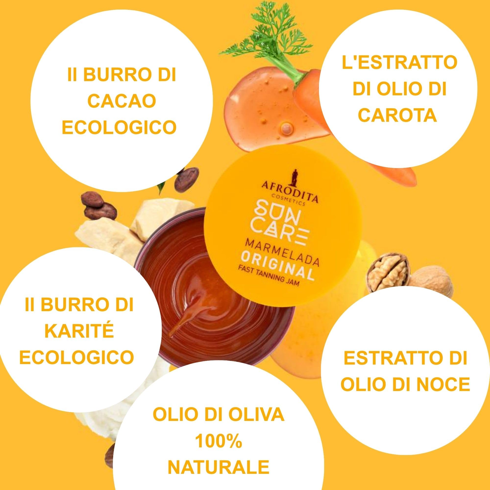 Afrodita Cosmetics Marmellata BRONZE SUN CARE | Per un'abbronzatura rapida e intensa