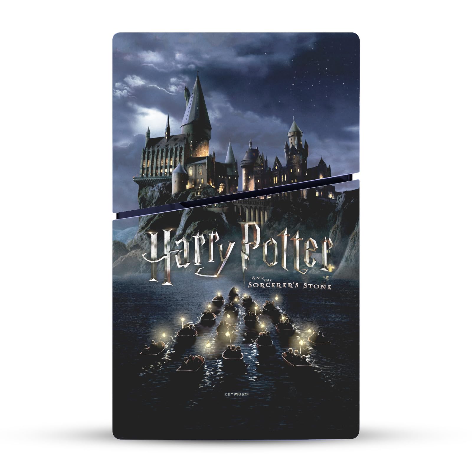 Head Case Designs sous Licence Officielle Harry Potter Château Graphiques Vinyle Autocollant De Jeu Peau Compatible avec Sony PlayStation 5 PS5 Slim Disc Edition Console & DualSense Controller