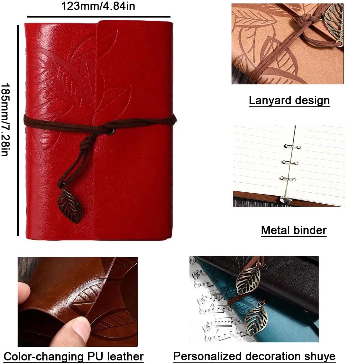 Budget Binder - 28 PCS Budget Planner - Retro Pendants Leather A6 PU Money Organizer for Financial Cash Expenses Manage, Include Zipper Envelopes, Labels, Expense Tracker Sheet, Stickers : Office Products