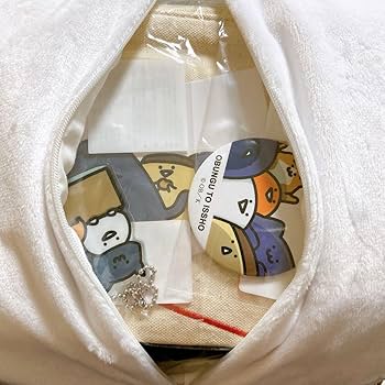 お文具といっしょ　クッションケース　ハッピーバッグ　福箱　アベイル　ぬきとりなし お文具といっしょ クッションケース ハッピーバッグ 福箱