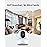 blurams Security Camera 2K, Baby Monitor Dog Camera 360-degree for Home Security (White + 64GB TF Card)