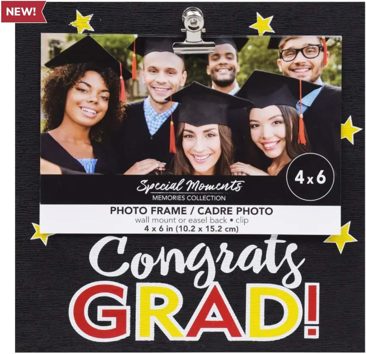 Special Moments Congrats Grad Clip Graduation Clip Picture Frames, 4x6 in.