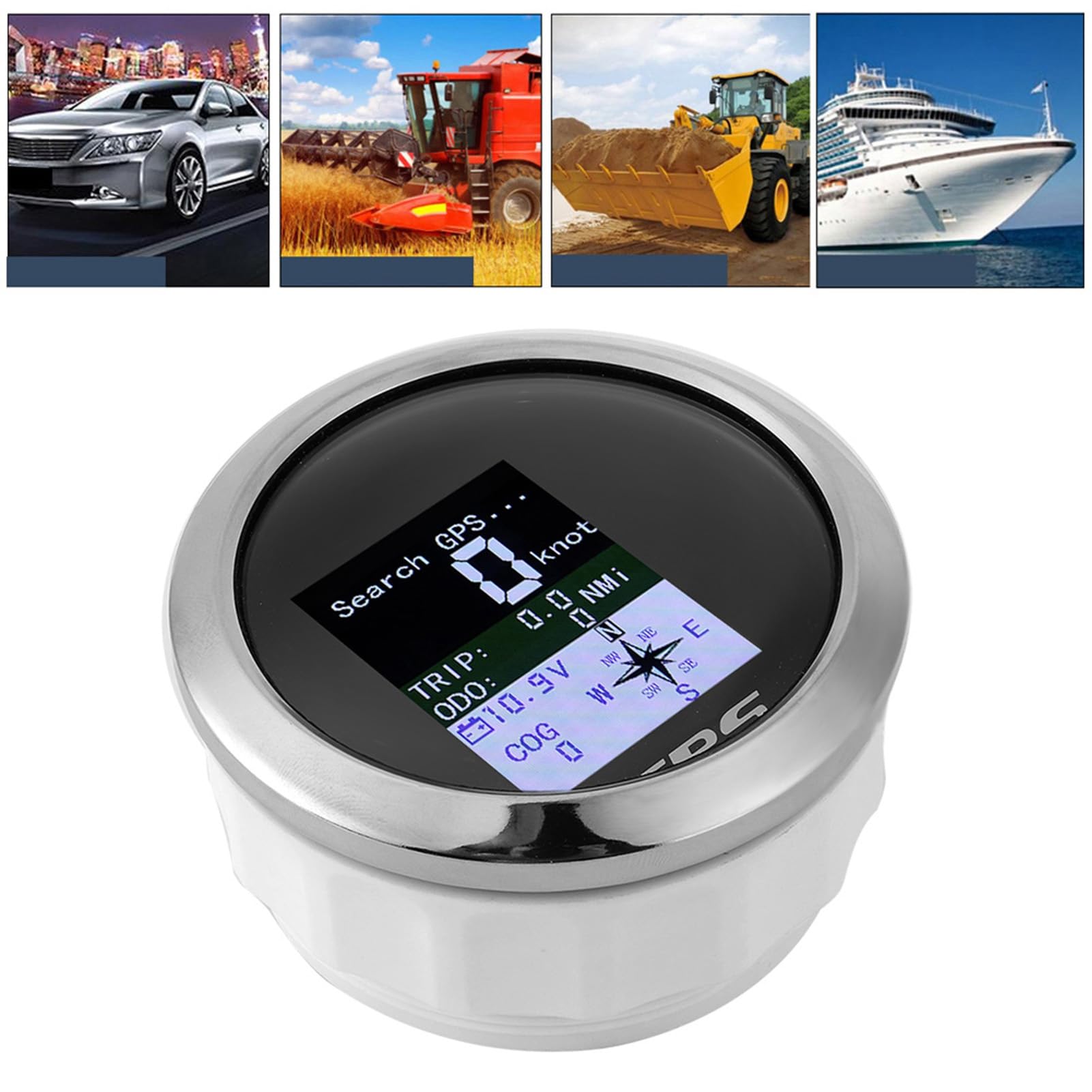 LICAEVEY Velocímetro GPS de 85mm, Medidores de Velocidad Digitales para