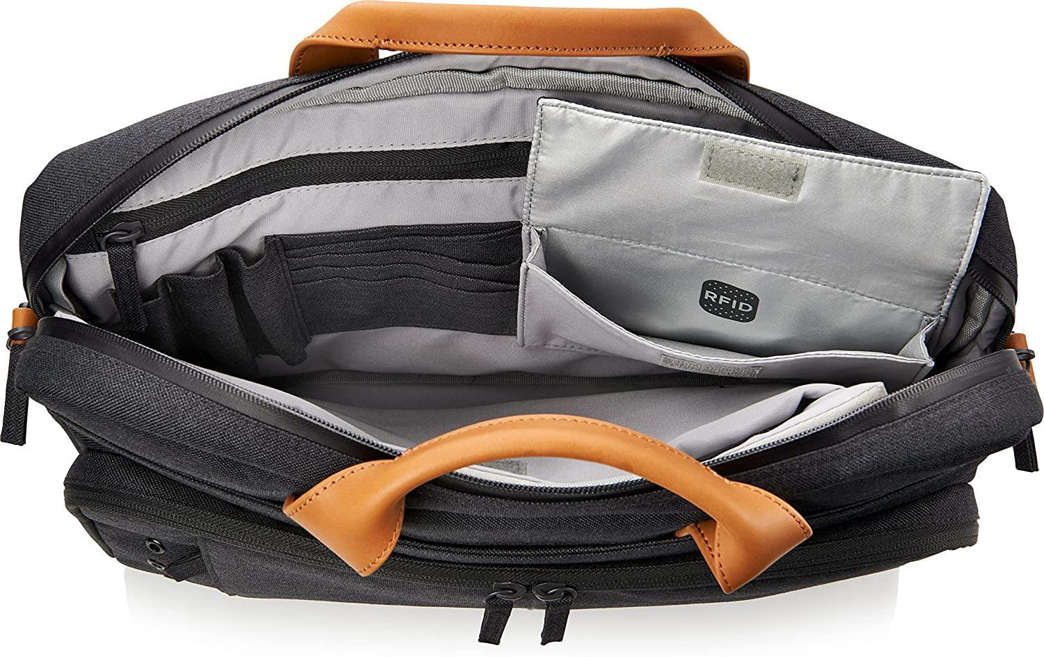 HP Envy Urban Borsa Tracolla per Notebook fino a 15.6", Vano Imbottito, Tasca Ottimale per Bloccare i Lettori RFID, Tessuti e Cerniere Resistenti, Tessuto Impermeabile, Grigio Antracite