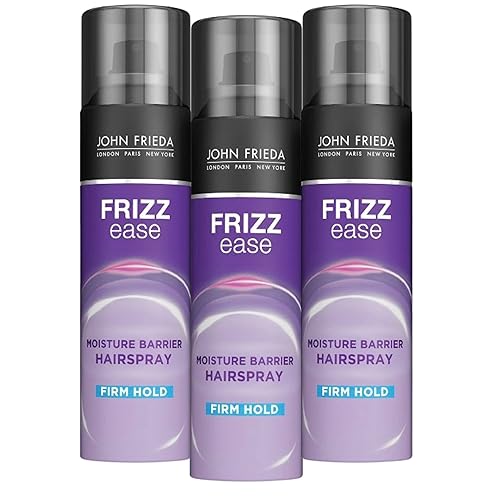 Miniatura 6 de JOHN FRIEDA HairSpray Frizz Ease Firm Hold Anti Frizz para cabello seco y dañado LONDON PARIS NEW YORK paquete de 3 2 onzas, tamaño mini, tamaño de