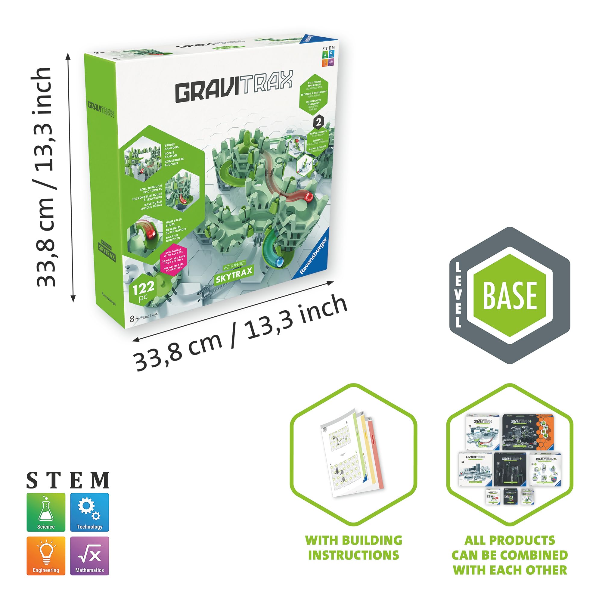 Amazon.com: Ravensburger GraviTrax Action Set Skytrax | Innovative