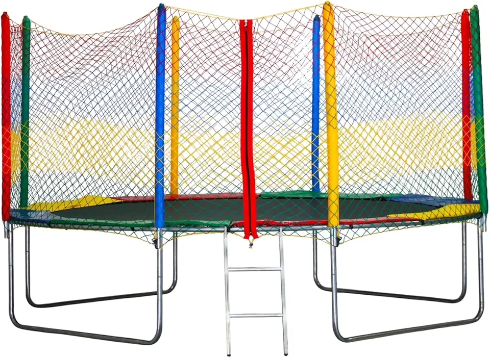 Cama Elástica Pula Pula 3,05 - Suporta 223 Kg Alta resistência - Rede com Zíper - mais JOGO