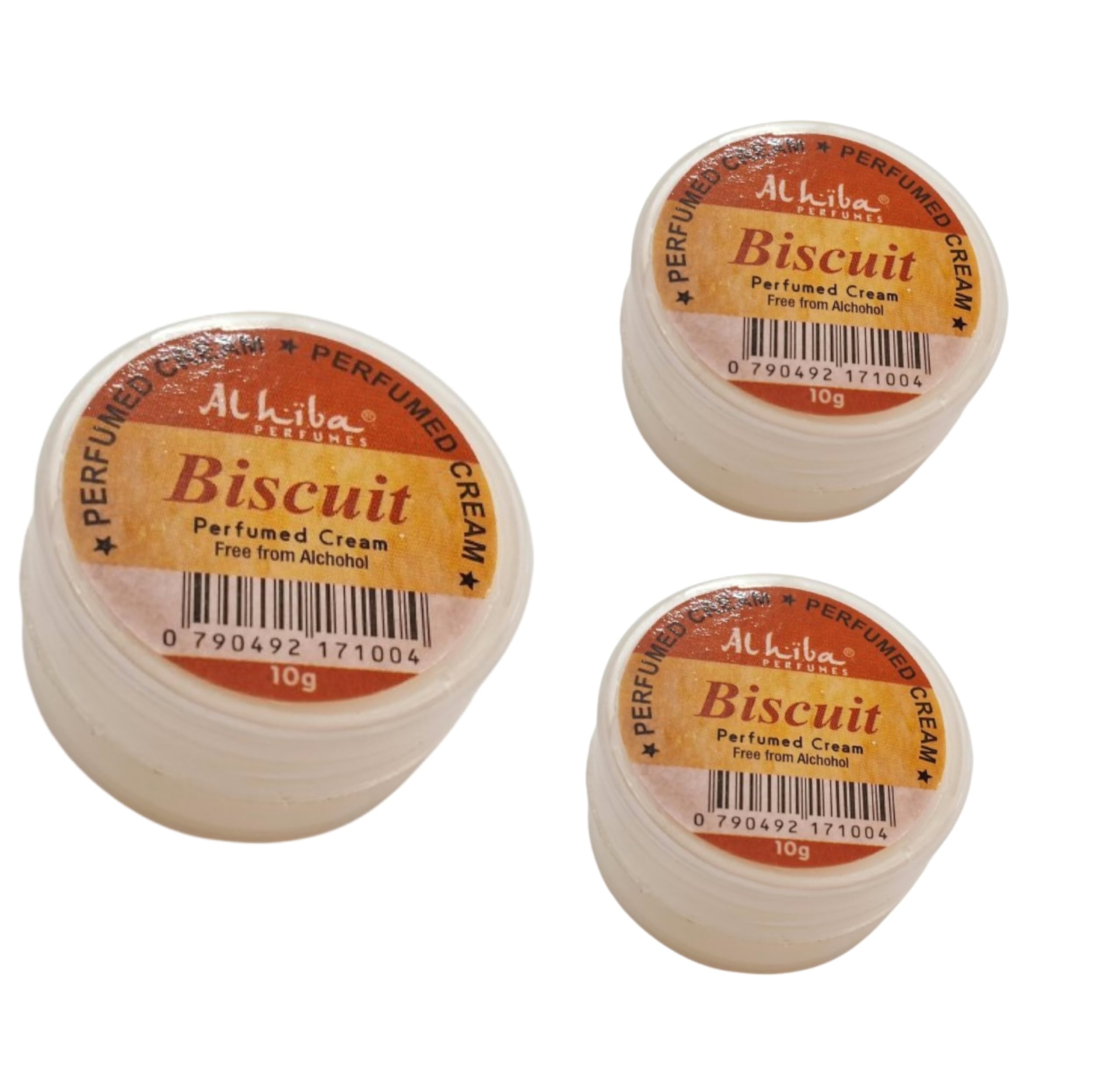 Alhiba BISCUIT Perfumed Cream - 10g premium & long lasting solid perfume (Pack Of 3)-picture-25