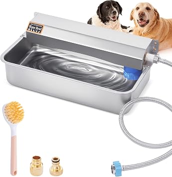 Automatic Water Dispenser for Dog, 6L Dog Water Bowl Dispenser, Large Water Feeder