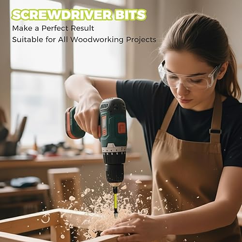 Miniatura 6 de Juego de brocas avellanadas, 16 piezas M2 cobalto HSS juego de herramientas de carpintería, brocas cónicas de profundidad ajustable con 4 cortadores