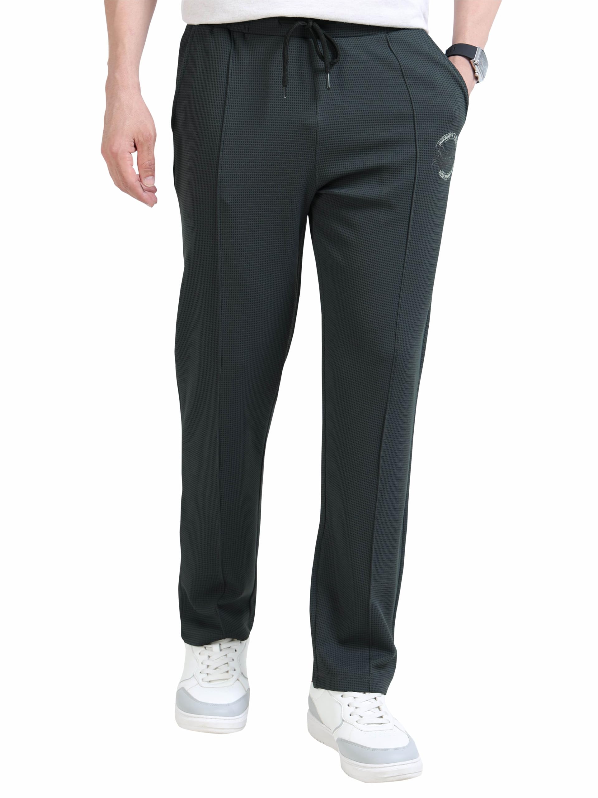 Men's Premium Stretchable Track Pants| Feather Touch Feel | Regular Fit | Odour Resistant | Anti-Static | Wrinkle Free | Quick Dry-image-25