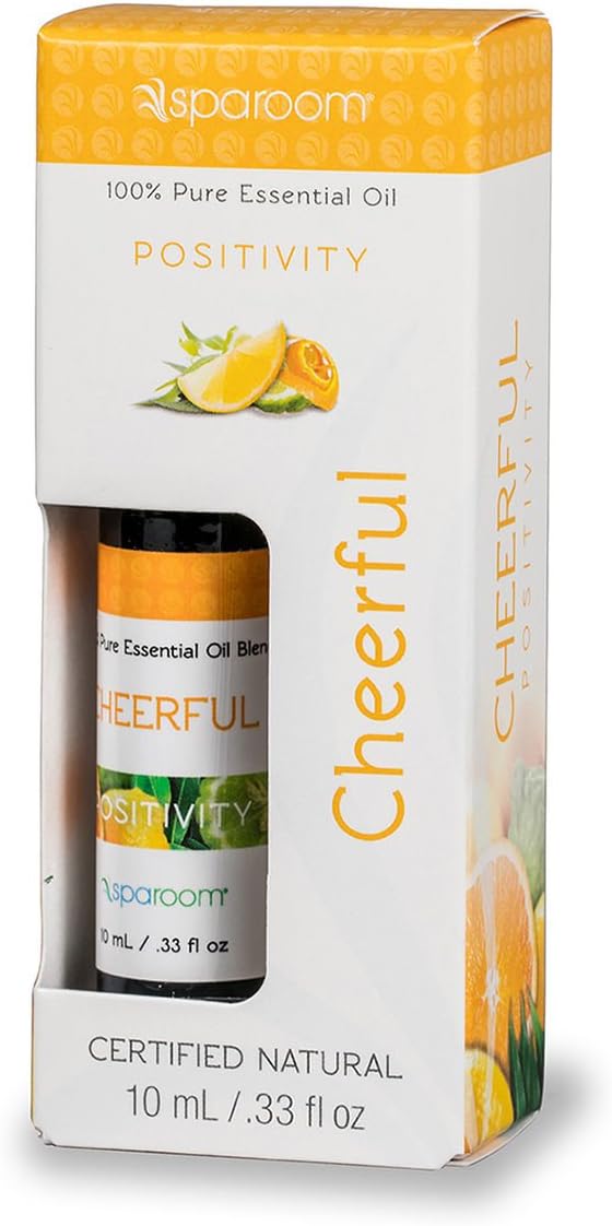 SpaRoom Essential Oils Blue Bottle, Cheerful Cobalt, 0.33 Fluid Ounce