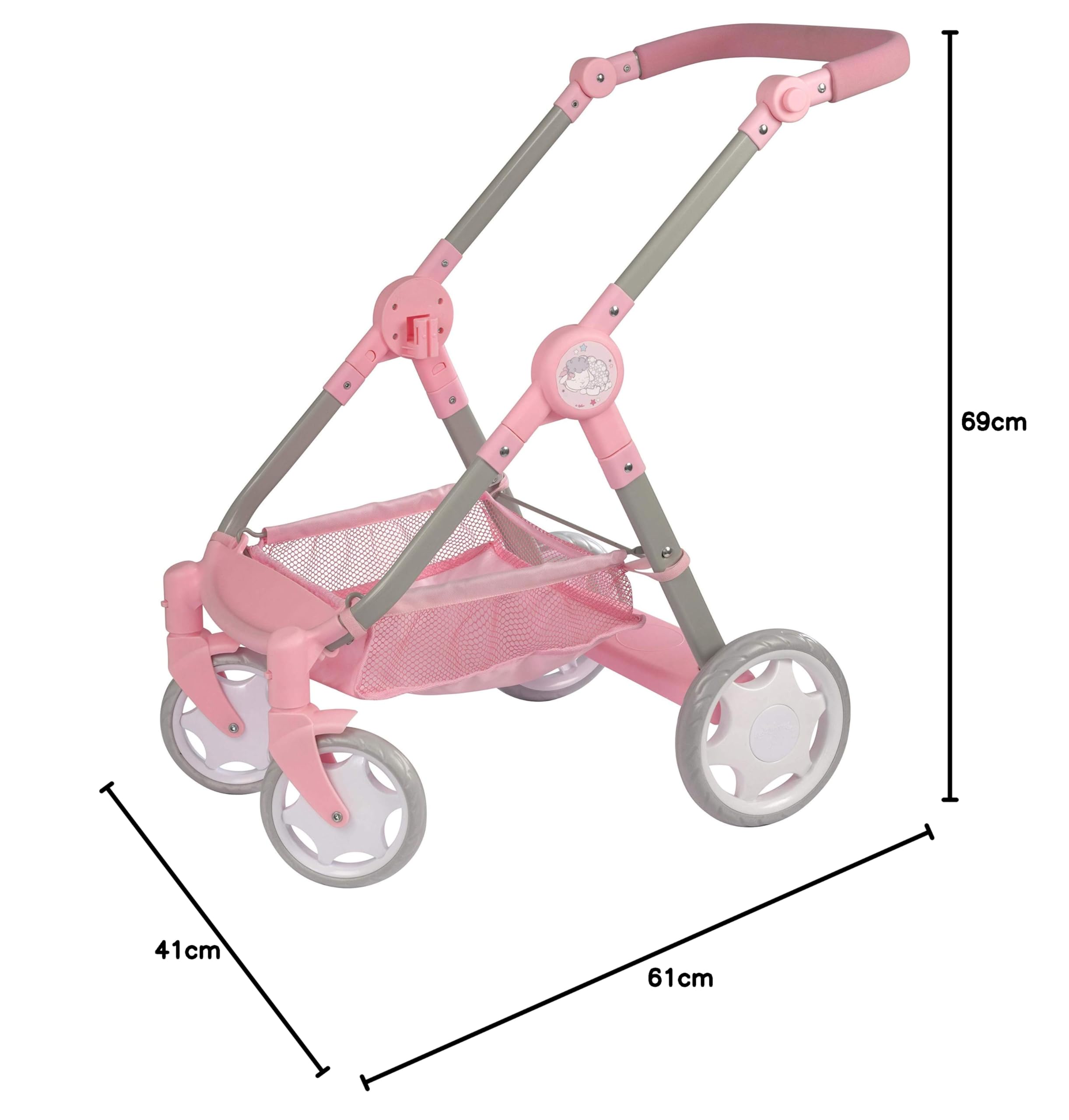 Hti Baby Annabell Toy Roamer Pram Childrens Baby Doll Pushcahir