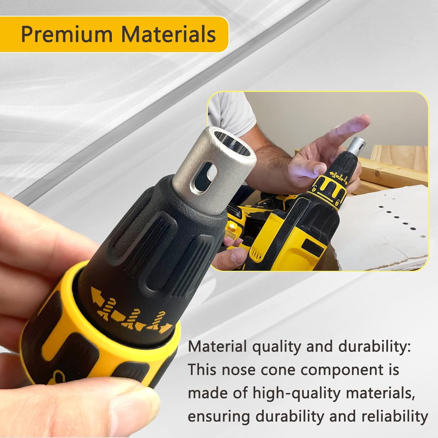 N435495 Nose Cone Assembly For DW DCF620 DCF621 DCF620B DCF620D2 DCF620M2 Brushless Drywall Screwgun