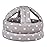 Baby Safety Helmet, Infant Baby Head Protector Head Cushion Bumper Bonnet, Soft Headguard for Toddler Learning to Walk, Grey Star Style