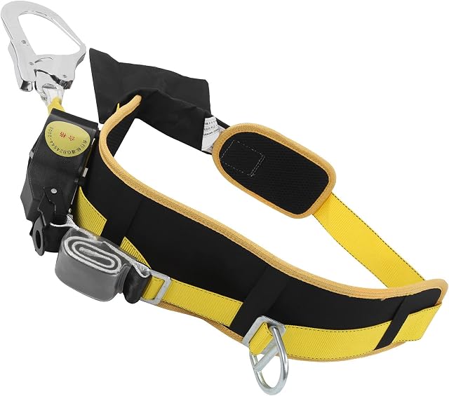 SALUTUY Safety Harness, More Safety Reducing The Waist Falling Force Safety Fall Protection Harness High Strength Polyester for Construction Site for Worker
