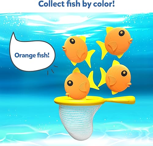 Miniatura 3 de Skillmatics Juguetes para exteriores y de baño: Let's Fish, juego de pesca, juguetes para niños, juguetes para aprender colores y contar, juguetes
