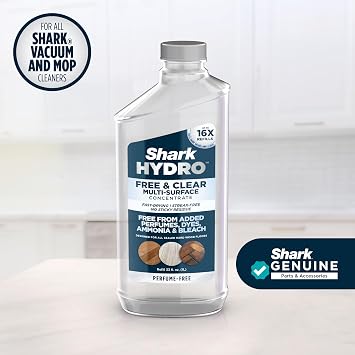 Shark Hydro Free & Clear Multi-Surface Concentrate, 33oz, WDCF30
