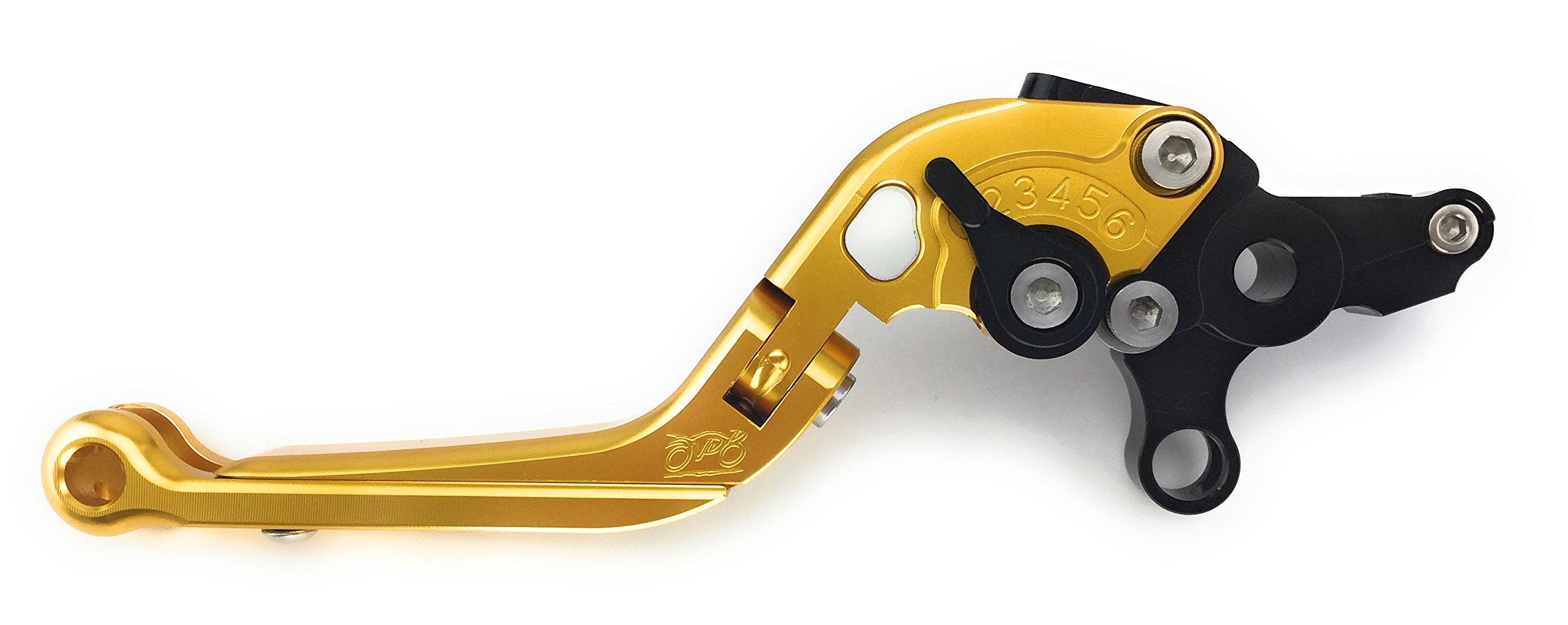 avdb-moto Coppia di leve regolabili e pieghevoli CNC Compatibile con Street Triple S 660 (A2) 2017 – 2018