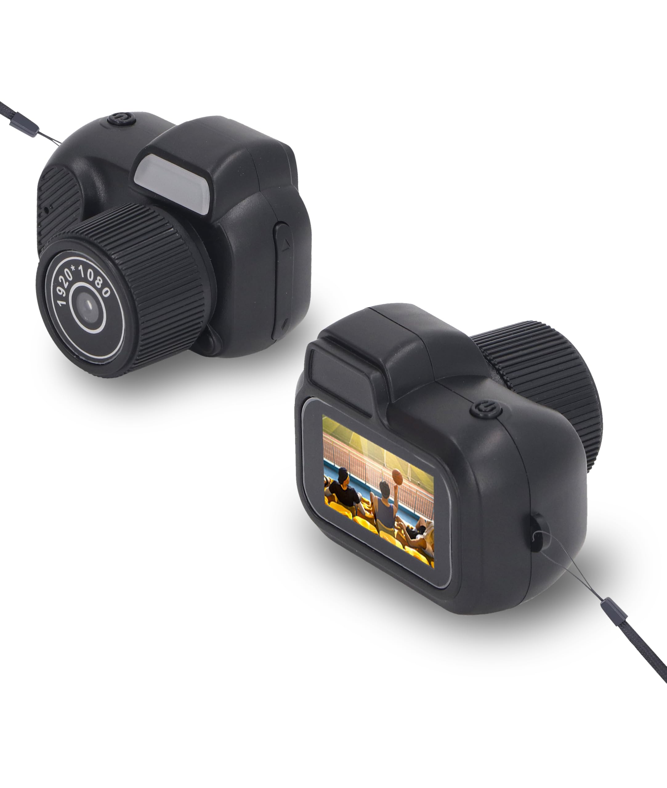 Mini Fotocamera Digitale per Adolescenti, Fotocamera per 1080P con Schermo a Colori, Cinturino da Polso, Supporta Fino a 128G Piccola Videocamera per Festival di Viaggi,