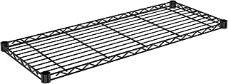 Metal Shelf 14x36 Inch Wire Shelving Single Shelf with Clips Suitable for 3/4" Pole Only