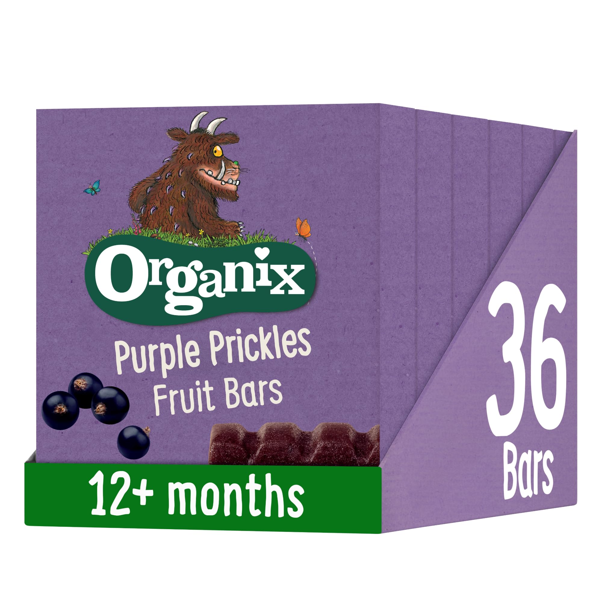 Organix Cocoa & Vanilla Gruffalo Biscuits, Organic Toddler Snacks, 12+ Months, Multipack, 5 x 20 g Bags Per Box (3 Boxes Total) — view 10