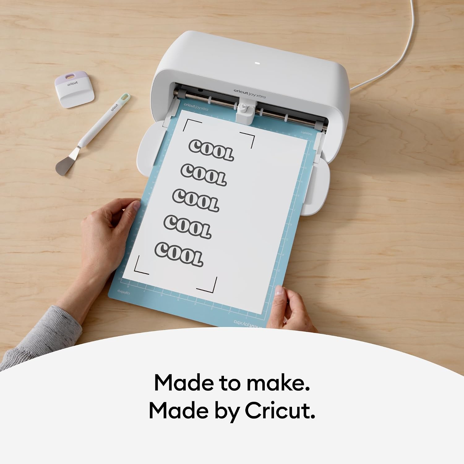 Cricut Vinyl Sticker Paper (12 Clear Sheets, 8.5x11), Printable Stickers for Inket Printer - Compatible with Maker, Explore, & Joy Xtra Machines