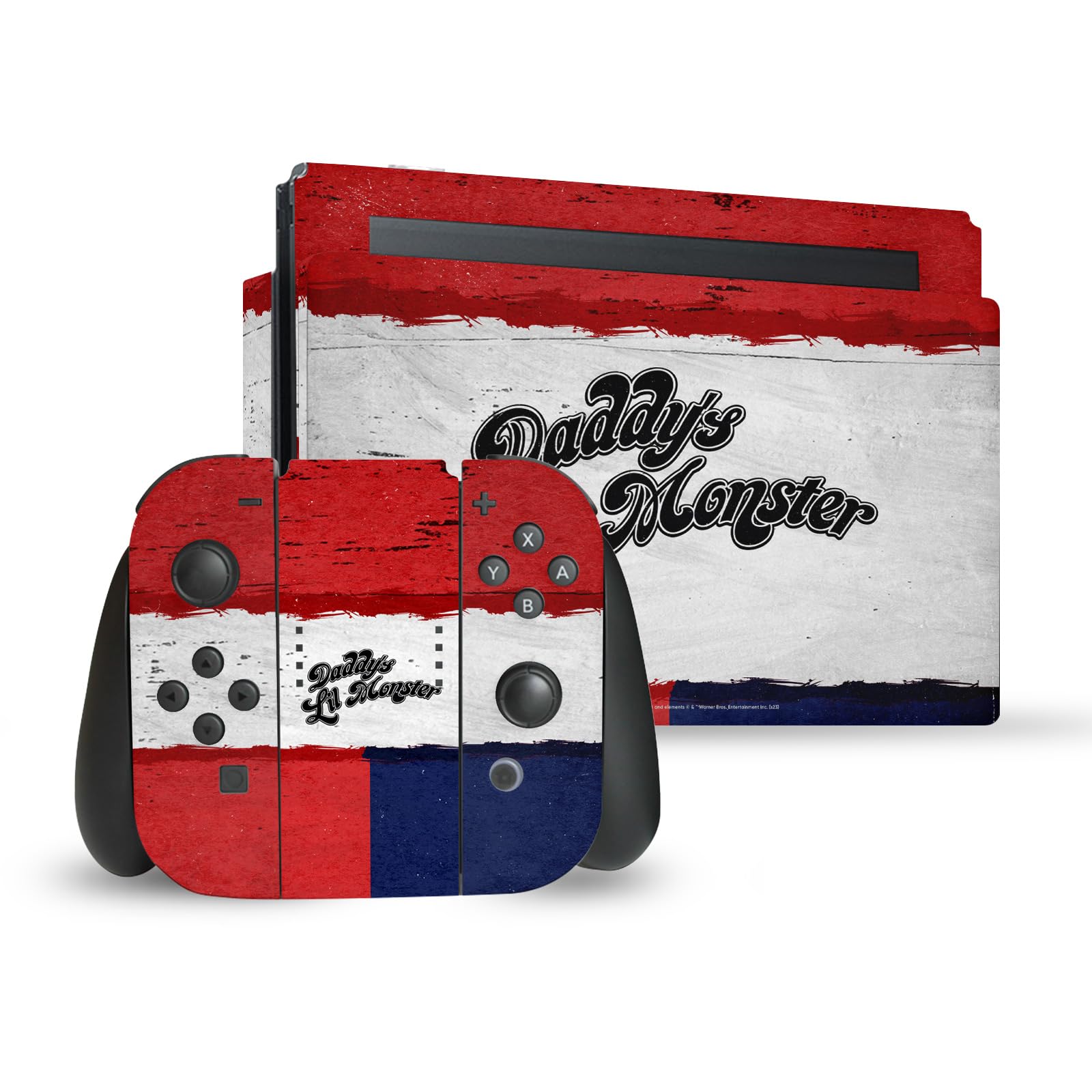 Skin Nintendo Switch Harley Quinn Suicide Squad autocollant vinyle pour console et dock