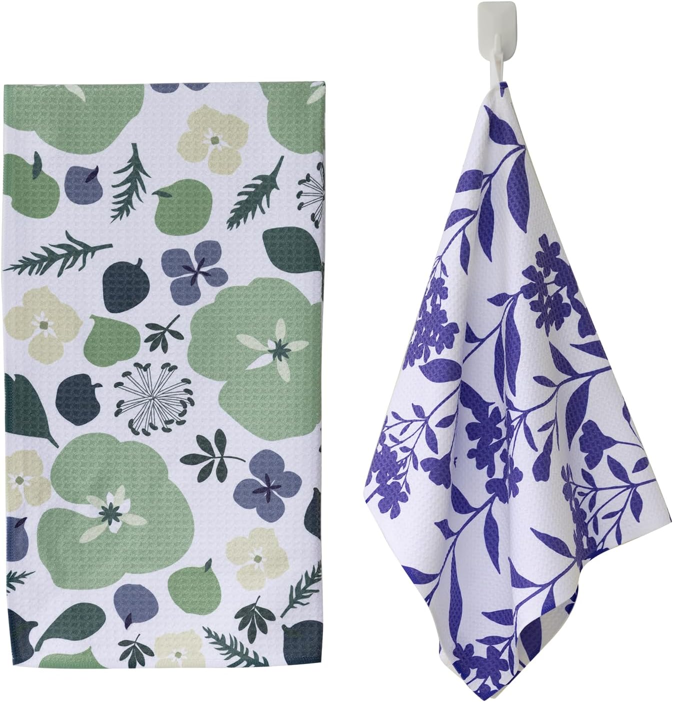 DUDU Home Kitchen Towels 16 x 24 Premium Turquoise Quick