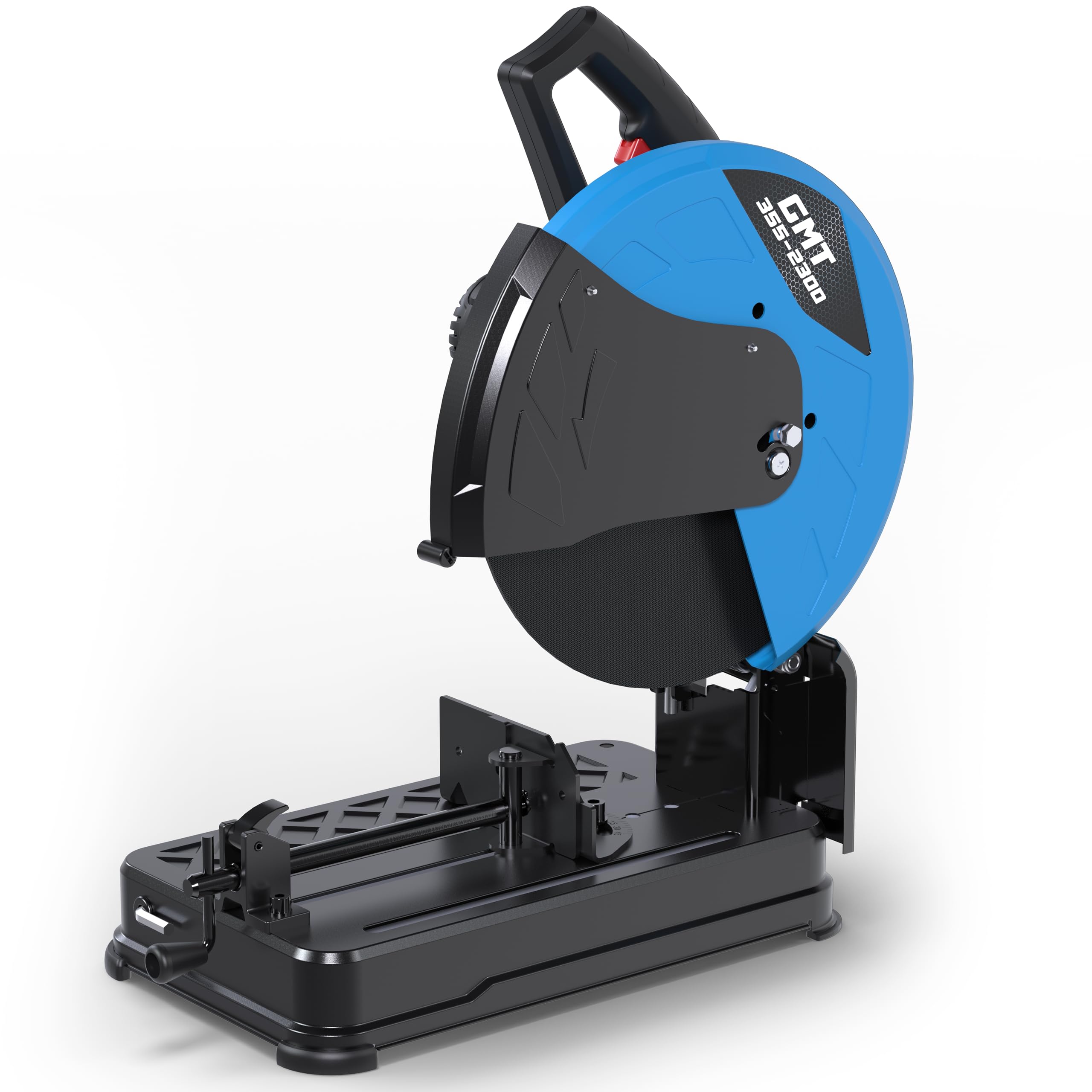 Güde GMT 355-2300 Metalltrennsäge - 230 Volt, 2300 Watt, 4000 Umdrehungen pro Minute, Schnittleistung 78 bis 140 Millimeter je nach Form, Trockenschnitt für Profile und Rohre