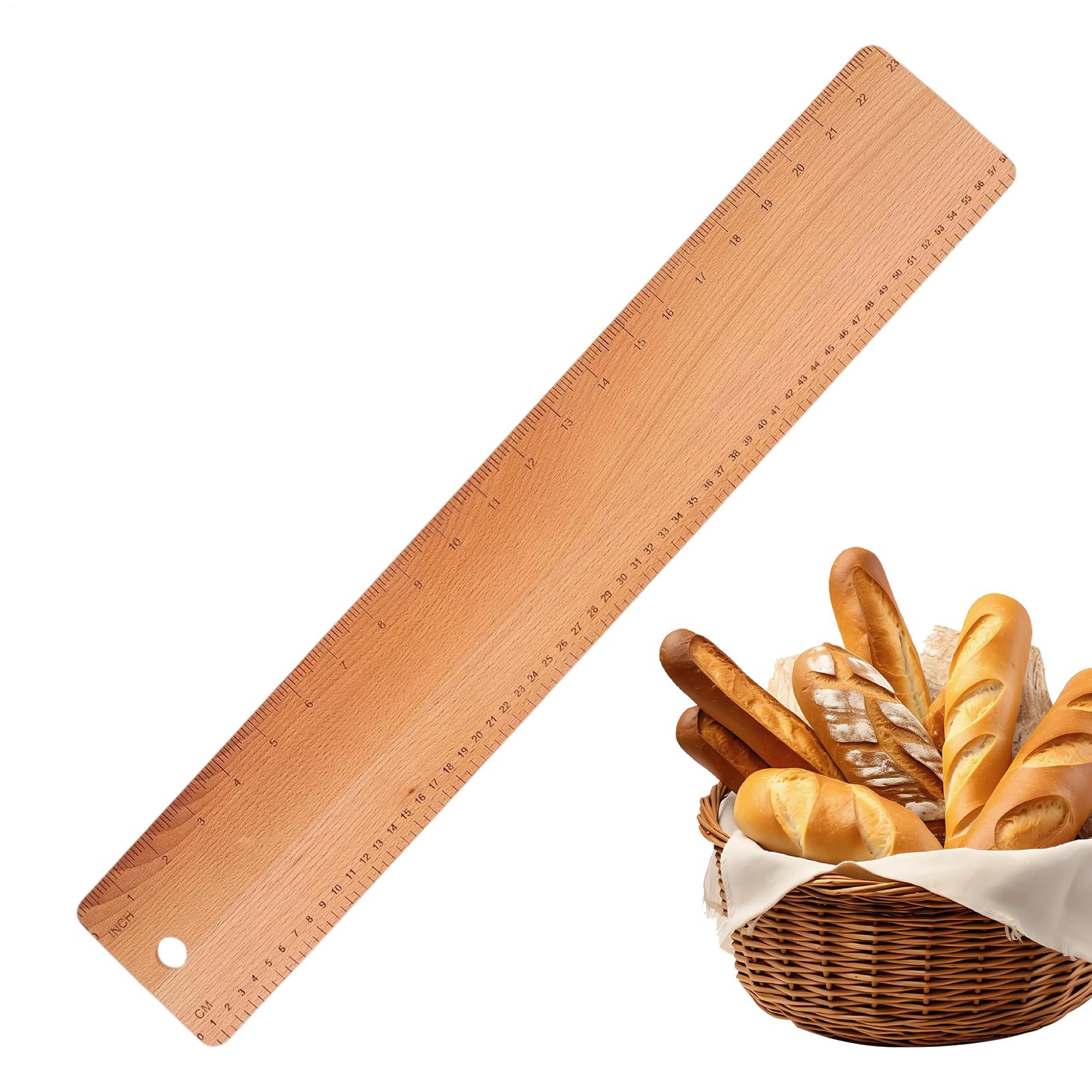 Paleta Para Transferencia De Pan,58 cm Utensilios de Horneado de Madera de Alimenticio - Paleta Transferencia Barras Pan Largas | para Hogar Cocina Familiar Restaurante y Principiantes