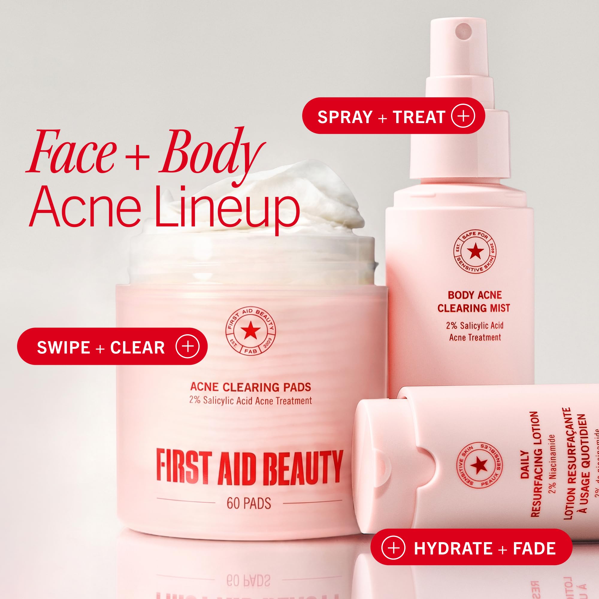 First Aid Beauty Acne Treatment Pads - 2% Salicylic Acid -9 First Aid Beauty Acne Treatment Pads - 2% Salicylic Acid -9
